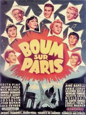Affiche film Boum sur Paris - Clic pour grande taille
