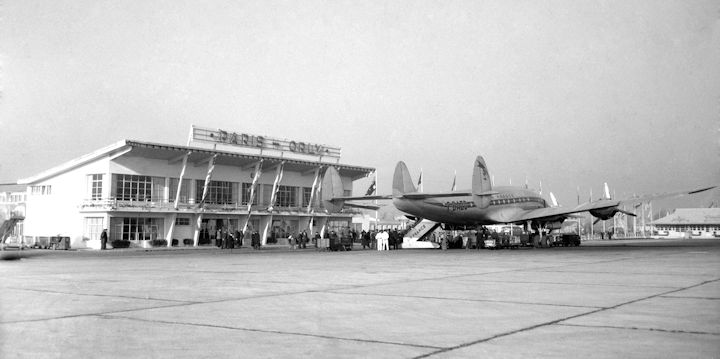 F-BAZD Embarquement à Orly en 1949 - Clic pour grande taille