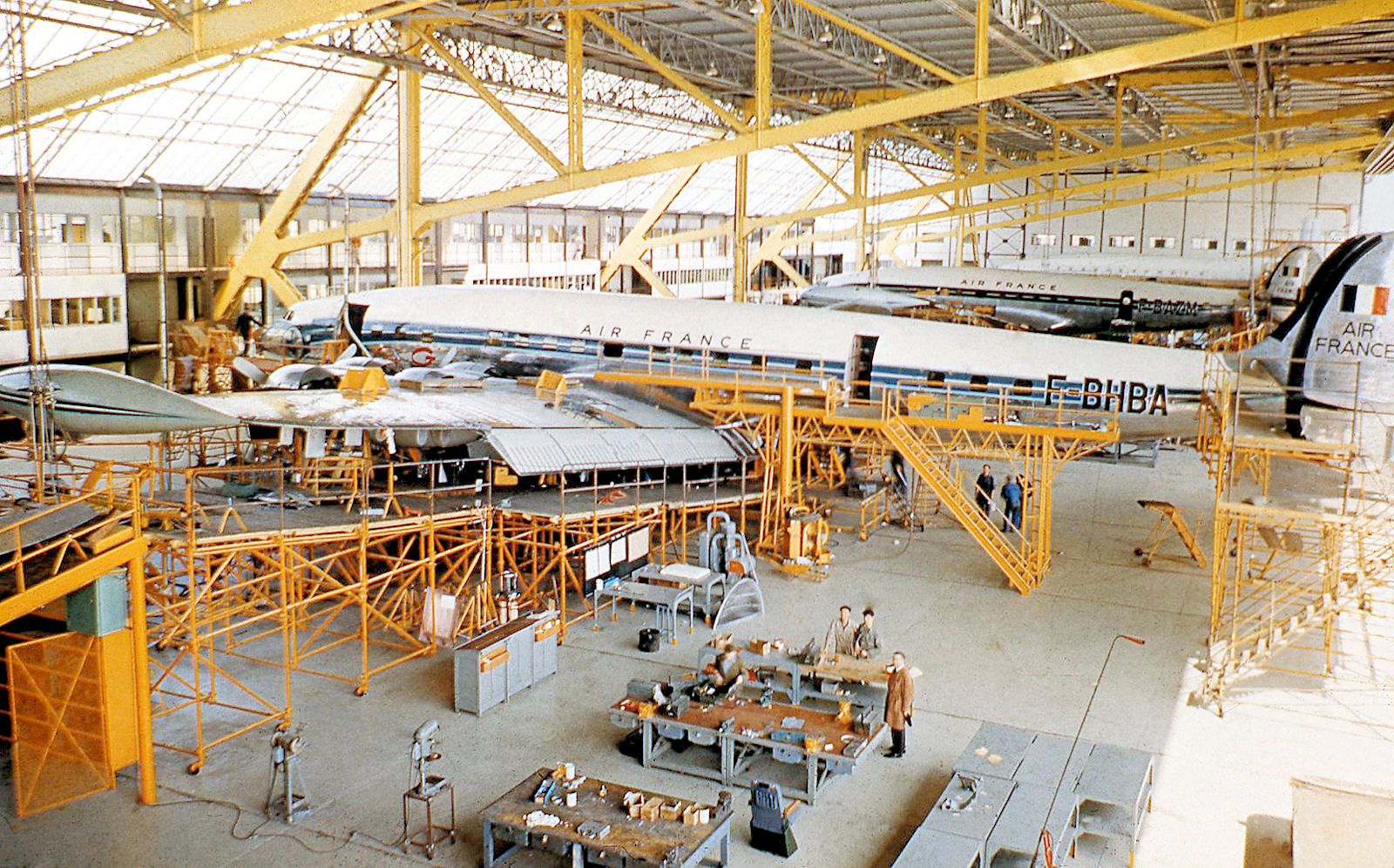 F-BHBA au hangar