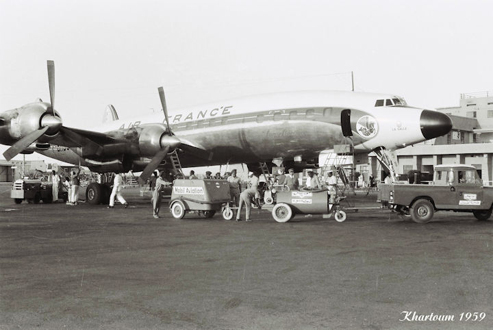 F-BHBS à Khartoum - 1959 - Clic pour grande taille