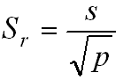 Formule écart quadratique