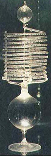 Thermomètre de Galilée en 1650