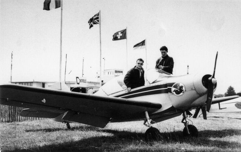 Stage vol moteur et à voile mai 1959