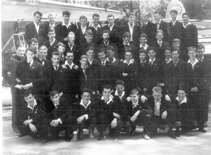 Promotion 1958-1961 lors de la remise des diplômes