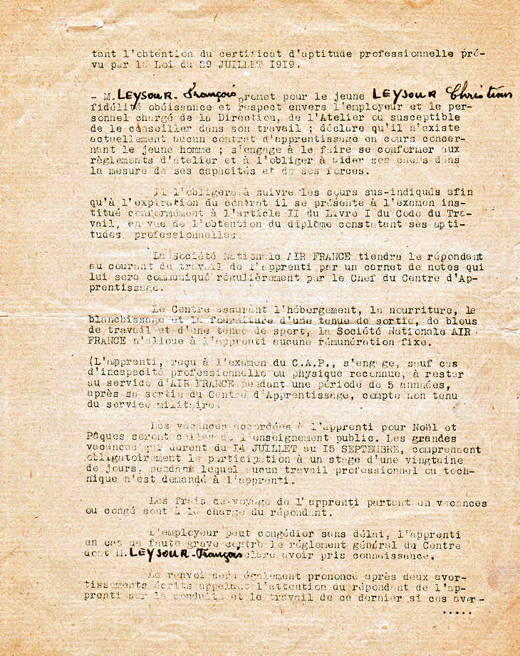Contrat 1946 page 2
