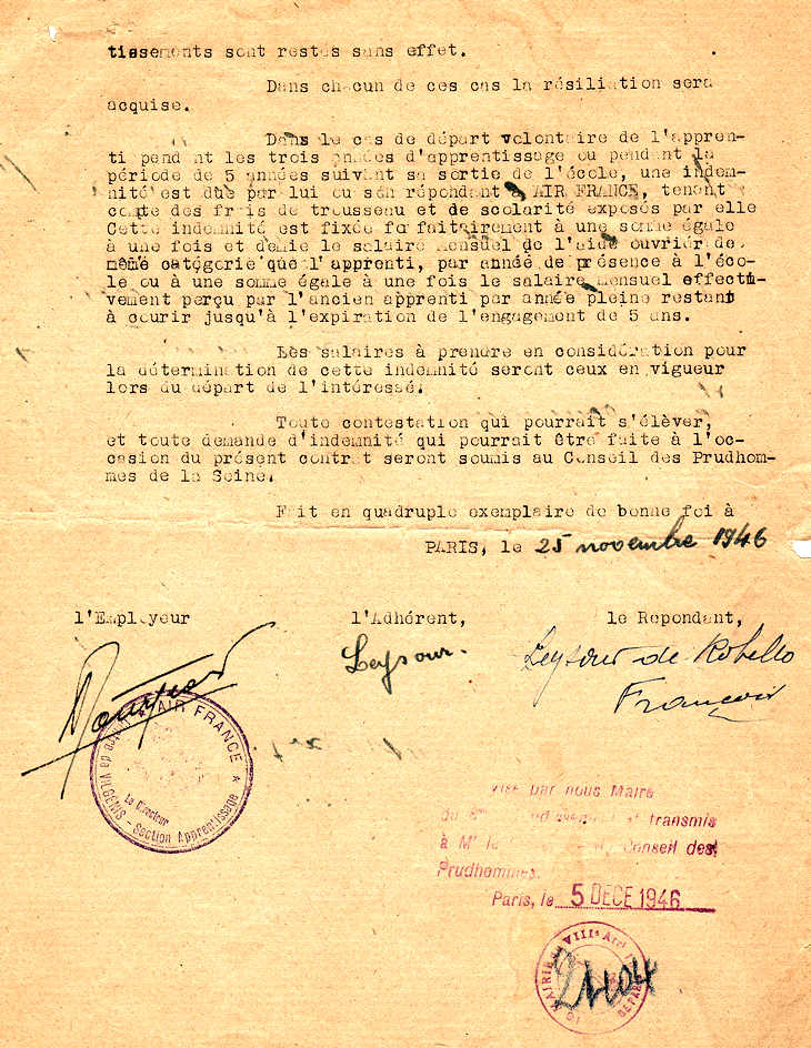 Contrat 1946 page 3